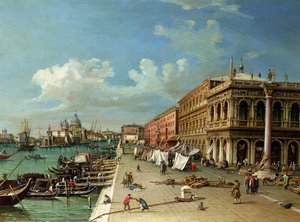 Widok na Molo w kierunku wejścia na Canal Grande, Wenecja