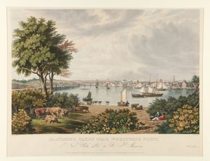 Baltimore zdobyte w pobliżu Whetstone Point autorstwa William James Bennett