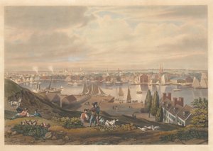 Baltimore widziane z Federal Hill autorstwa William James Bennett