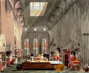 Kuchnia, Pałac św. Jakuba, Londyn, 1819