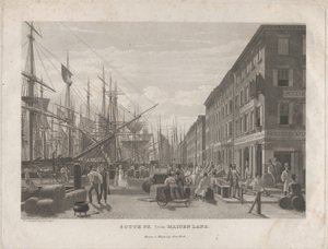South St. od Maiden Lane, 1834. autorstwa William James Bennett