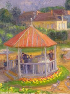 Bandstand (olej na płótnie na płycie) autorstwa William James Glackens