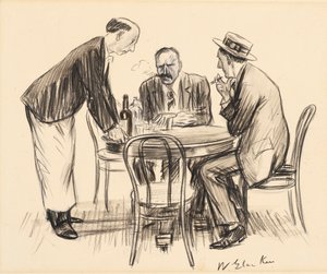 Nigdy więcej, zauważył ponuro autorstwa William James Glackens
