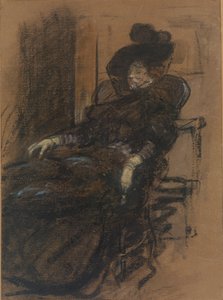 Siedząca kobieta autorstwa William James Glackens