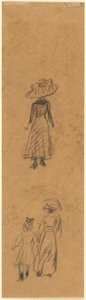 Szkic postaci autorstwa William James Glackens