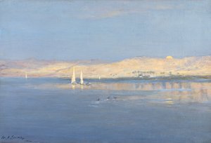 Księżyc wschodzący nad Nilem, 1900