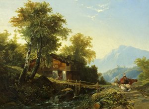 Domek Szwajcarski autorstwa William James Muller