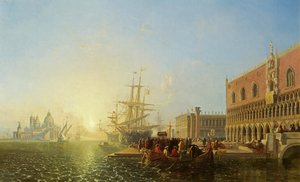 Pałac Dożów, Wenecja autorstwa William James Muller