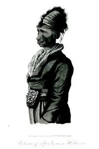 Portret Speelmana, Hottentota, 1814 autorstwa William John Burchell