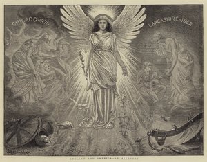 Anglia i Ameryka, alegoria