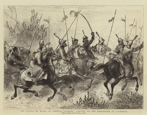 Książę Walii w Jummoo, Charge! Lansjerzy maharadży Kaszmiru