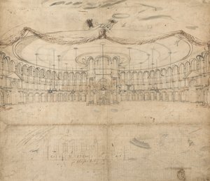 Projekt Rotundy, Ranelagh Gardens autorstwa William John Newton