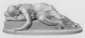 Beatrici Cenci, ryt W Roffe z rzeźby Harriet Hosmer (grafika)