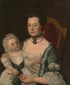 Pani Jacob Hurd i Dziecko, ca. 1762. autorstwa William Johnston