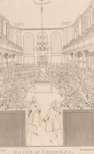 Izba Gmin, jak wyglądała w latach 1741-2 autorstwa William Johnstone White