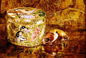 Badanie Chin i muszli autorstwa William Joseph J.C. Bond