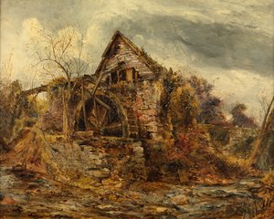 Stary Młyn (olej na płótnie)