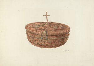 Chrzcielnica, c. 1941. autorstwa William Kieckhofel