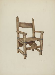 Krzesło Sanktuarium, 1941. autorstwa William Kieckhofel