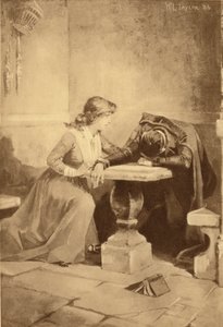 Dorothea znajduje męża w ogrodzie (wklęsłodruk)