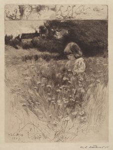 Czerwony Kapturek autorstwa William Langson Lathrop