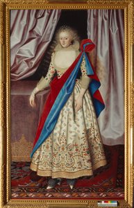 Lady Isabella Rich ok. 1615 r. (olej na płótnie) autorstwa William Larkin