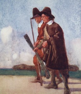 Ilustracja do The Compleat Angler autorstwa Izaaka Waltona (litografia kolorowa) autorstwa William Lee Hankey