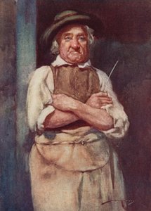 Ilustracja do The Deserted Village autorstwa Olivera Goldsmitha (litografia kolorowa) autorstwa William Lee Hankey