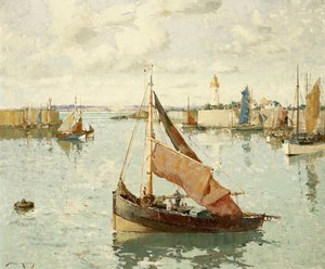 W pobliżu ujścia Sekwany autorstwa William Lee Hankey