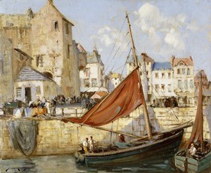 Port, Honfleur autorstwa William Lee Hankey
