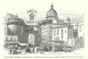 Neapol, Porta Capuana (grawerowanie)