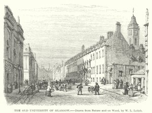 Stary Uniwersytet w Glasgow (grafika)