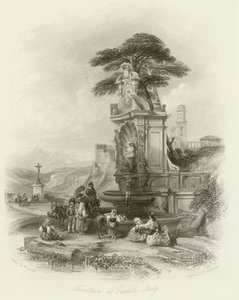 Fontanna w Carnelo autorstwa William Leighton Leitch
