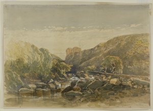 Zamek Hanley autorstwa William Leighton Leitch