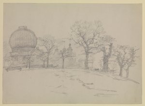 Greenwich (Królewskie Obserwatorium) autorstwa William Lionel Wyllie