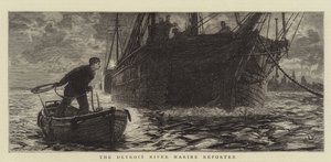 The Detroit River Marine Reporter autorstwa William Lionel Wyllie