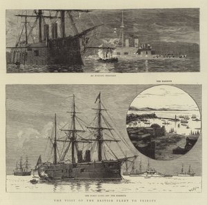 Wizyta floty brytyjskiej w Trieście autorstwa William Lionel Wyllie