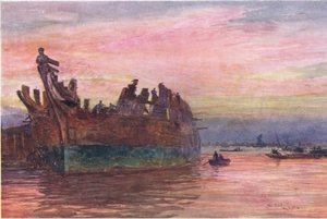 Koniec starego okrętu wojennego, 1915 r.