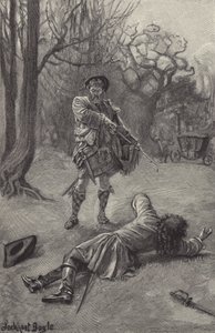 Śmierć Rashleigha autorstwa William Lockhart Bogle