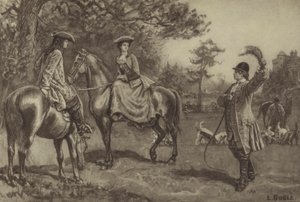 Pierwsze spotkanie Franka z Die Vernon autorstwa William Lockhart Bogle