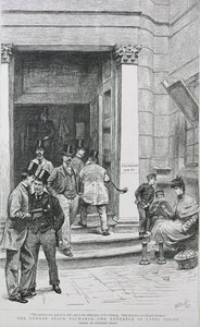 Wejście na giełdę w Capel Court, 1891