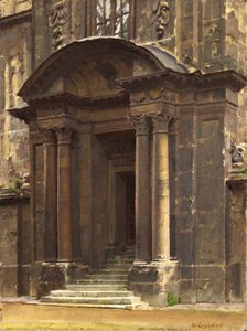 Ganek Starego Ashmolean, Oksford autorstwa William Logsdail