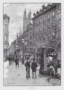 Cornhill (lito) autorstwa William Luker