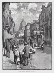 Fleet Street, pokazująca St Paul