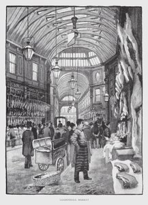 Targ Leadenhall (lito) autorstwa William Luker