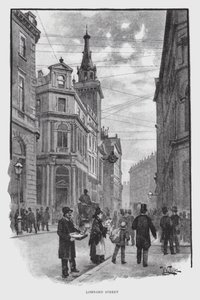 Lombard Street (lito) autorstwa William Luker