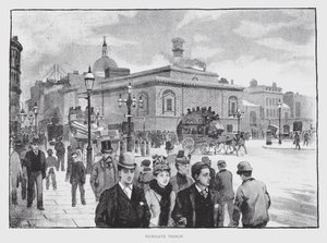Więzienie Newgate (lito) autorstwa William Luker
