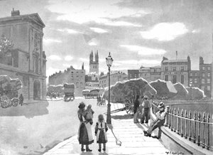 Szpital Smithfield i St. Bartholomews, 1891 r. autorstwa William Luker