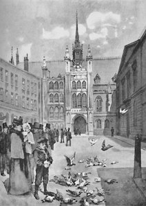 Guildhall, przednie wyjście, 1891