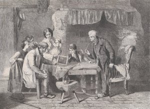 Portret dziadka, z Illustrated London News, 4 stycznia 1862.